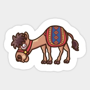 Hot Desert Camels Sticker